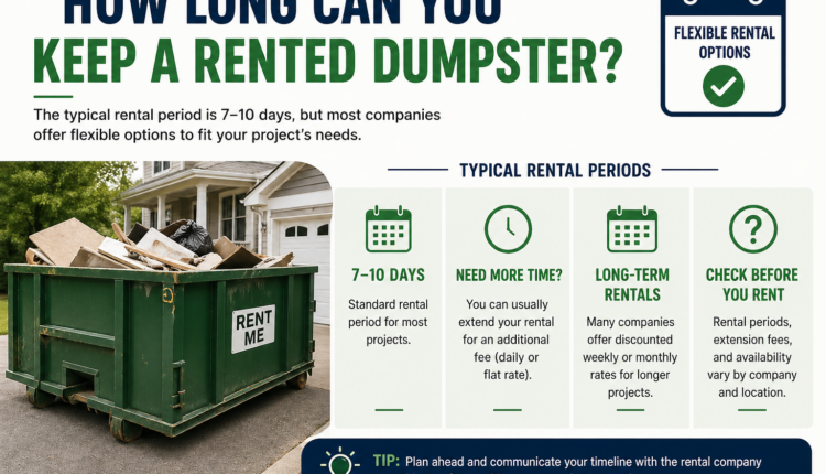 How long can you keep a rented dumpster