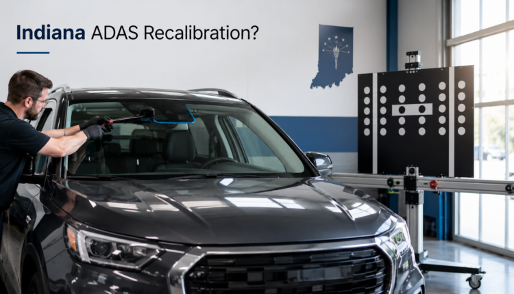 Indiana ADAS recalibration in progress